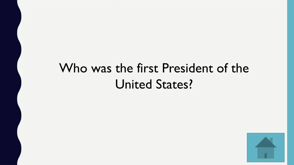who was the first president of the united states