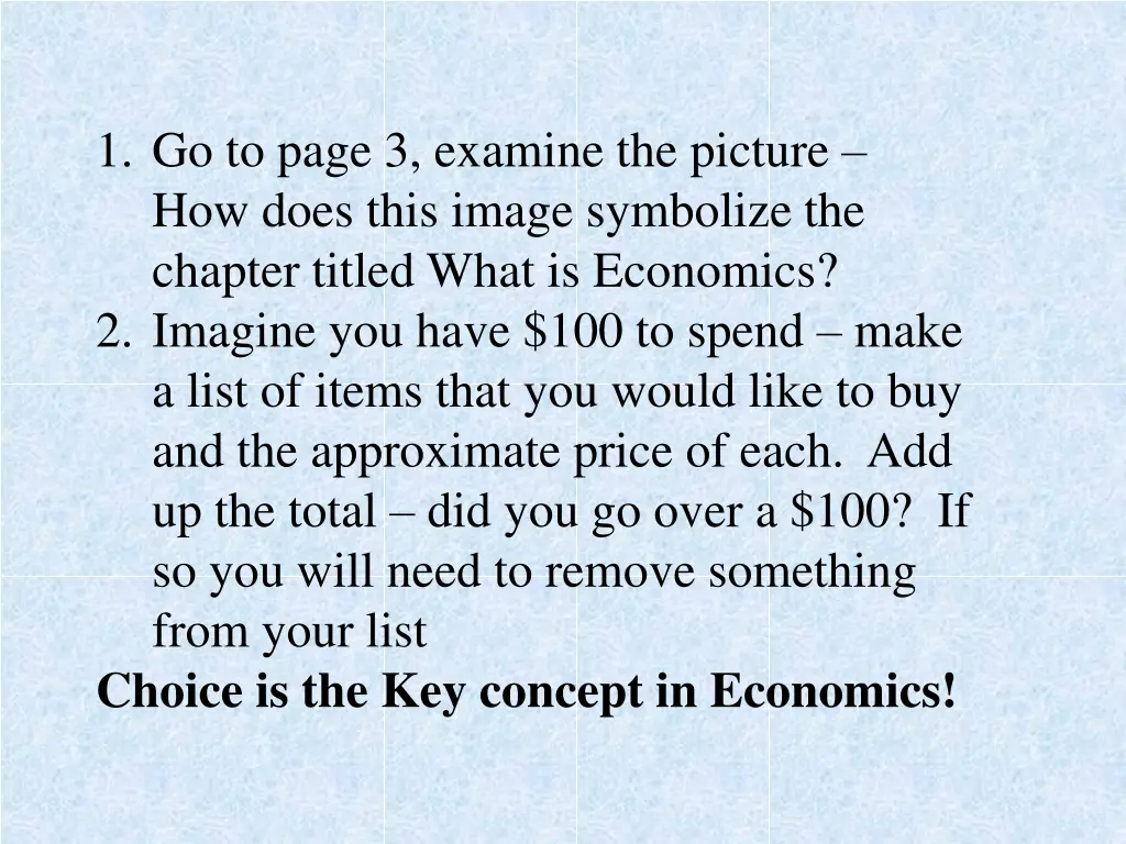 1 go to page 3 examine the picture how does this
