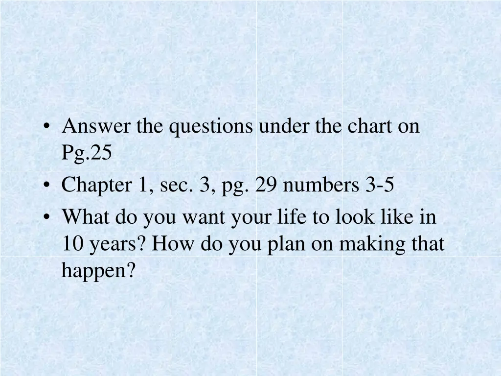 answer the questions under the chart