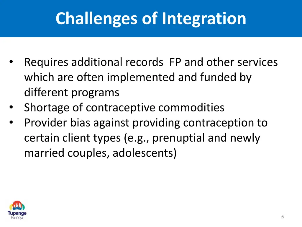 challenges of integration 1