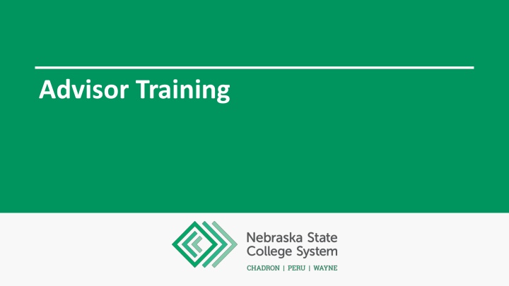 advisor training