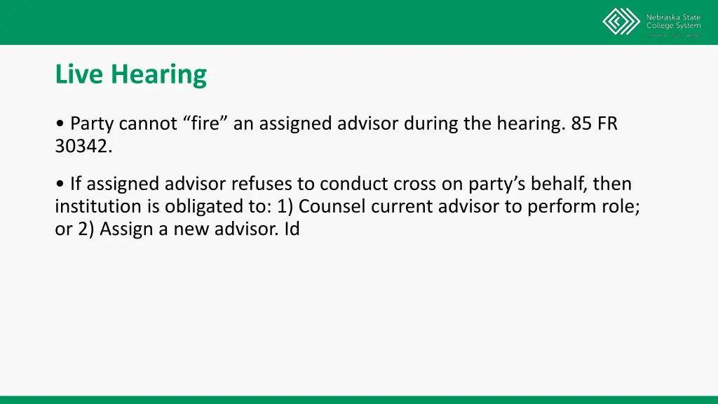 live hearing