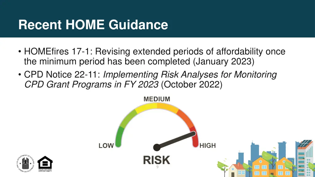recent home guidance