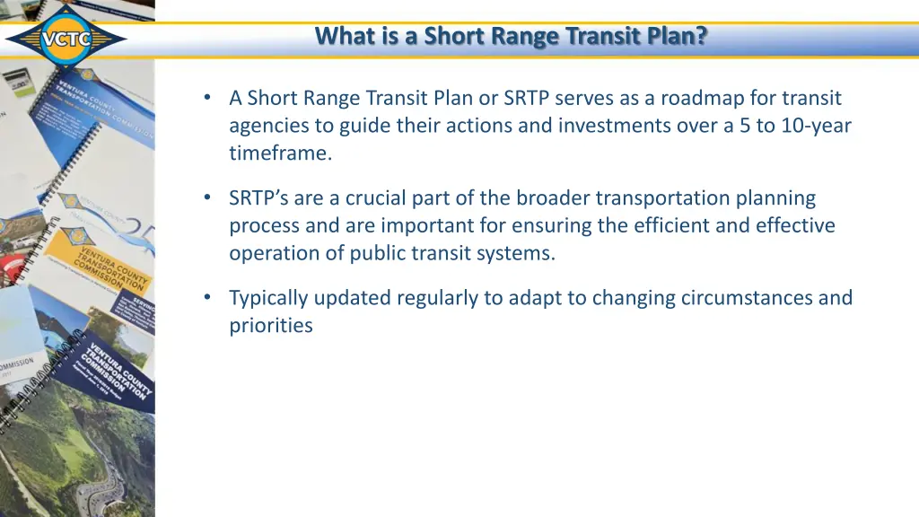 what is a short range transit plan