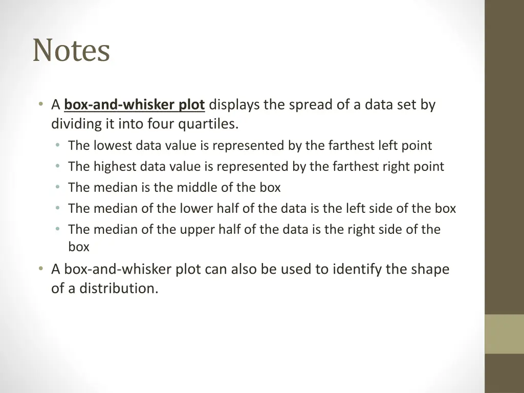notes