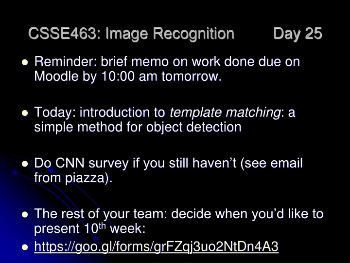 csse463 image recognition