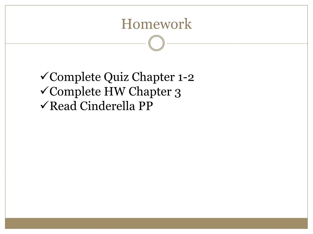 homework