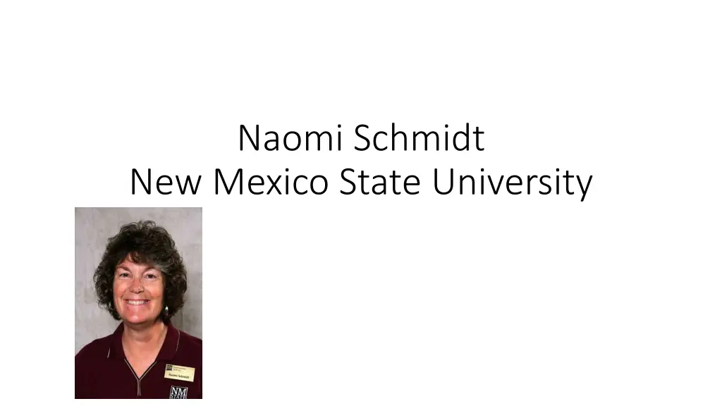 naomi schmidt new mexico state university