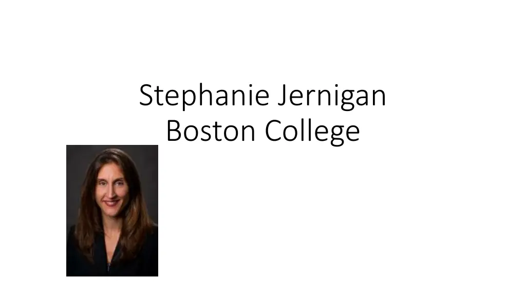 stephanie jernigan boston college