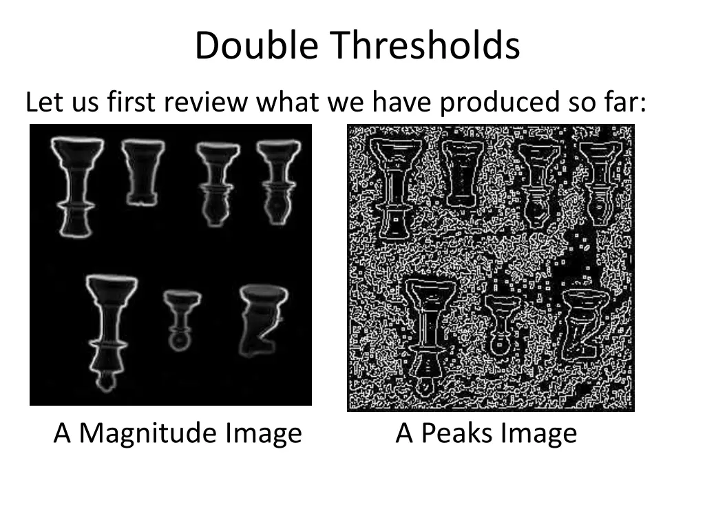 double thresholds