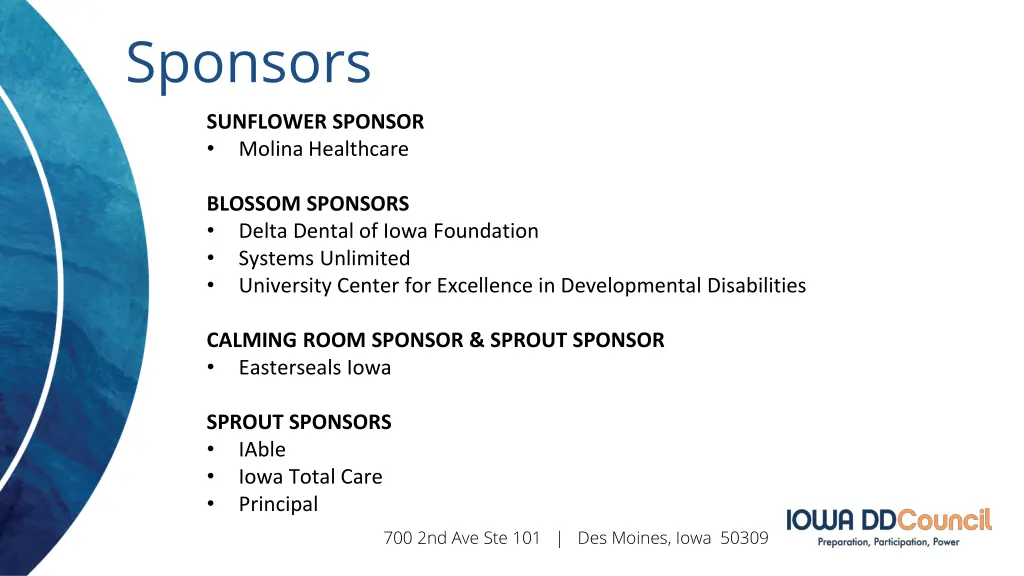 sponsors
