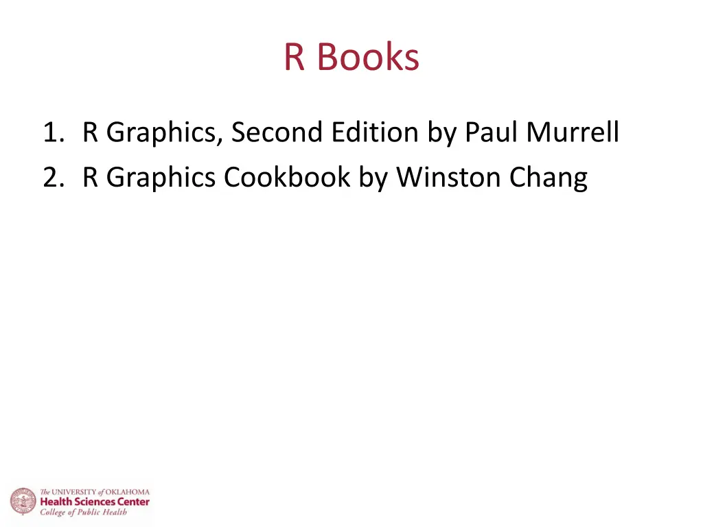 r books