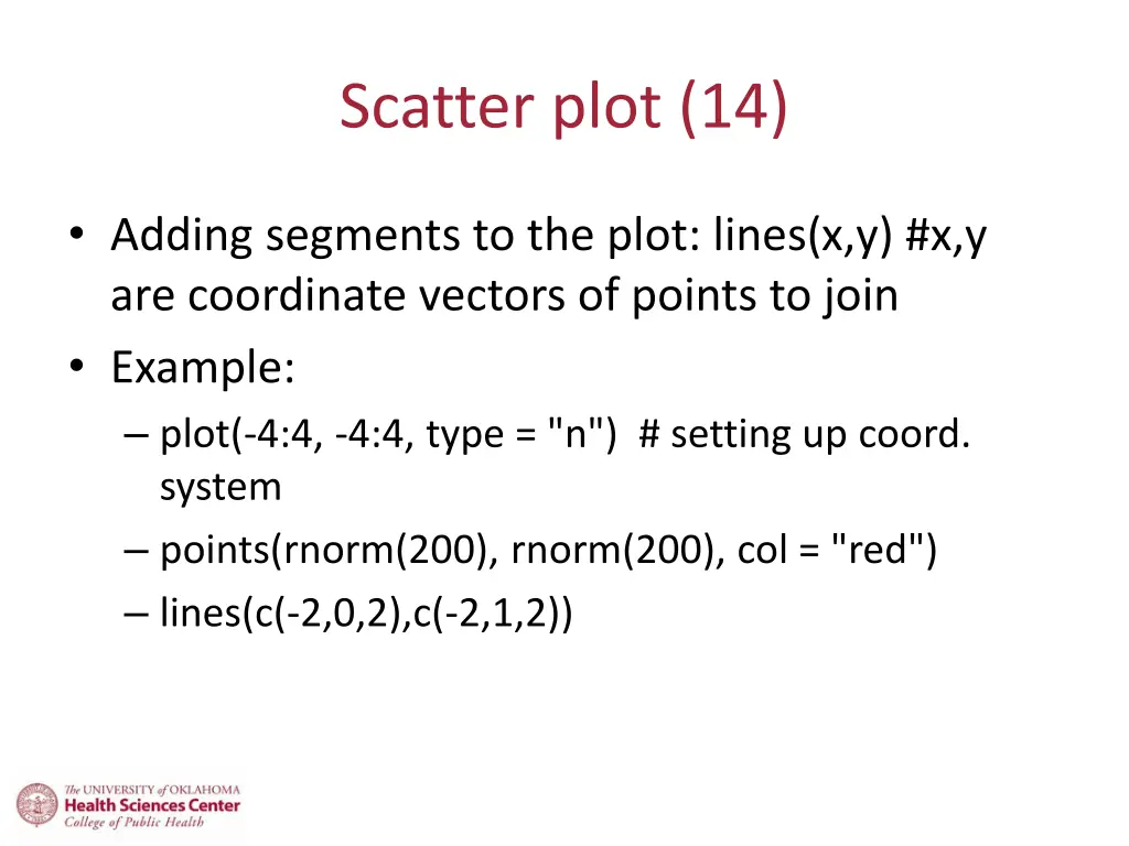 scatter plot 14