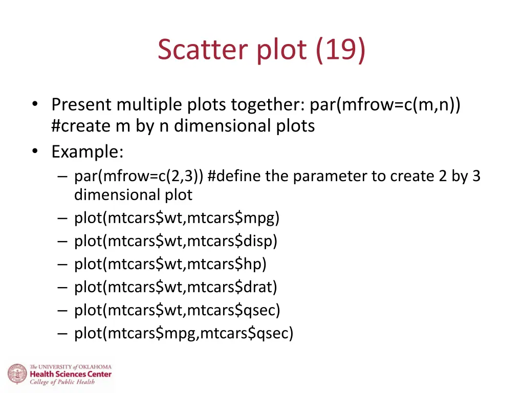 scatter plot 19