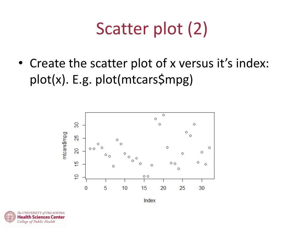 scatter plot 2