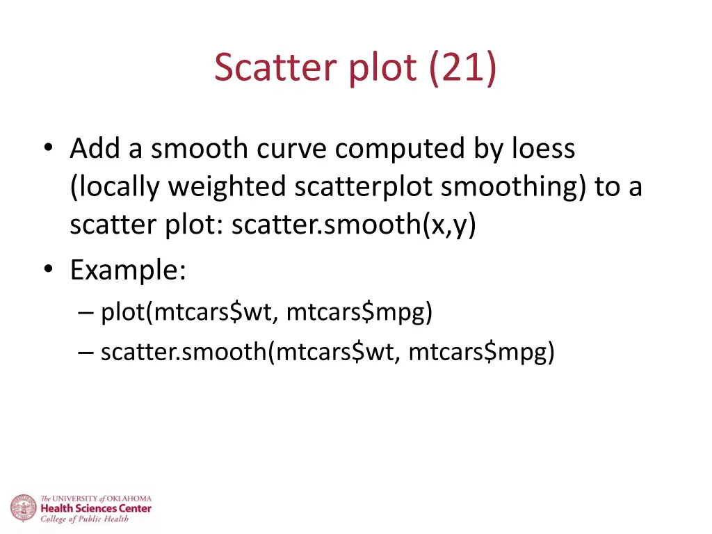 scatter plot 21