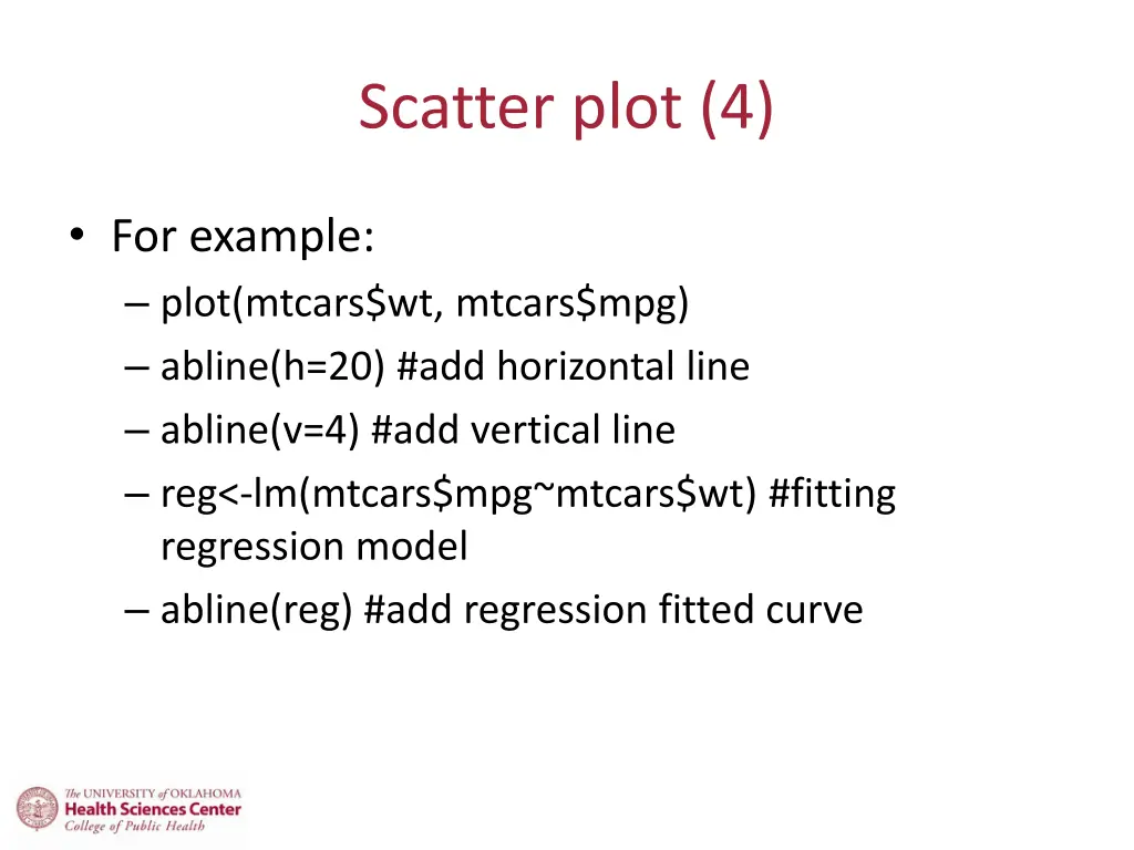 scatter plot 4