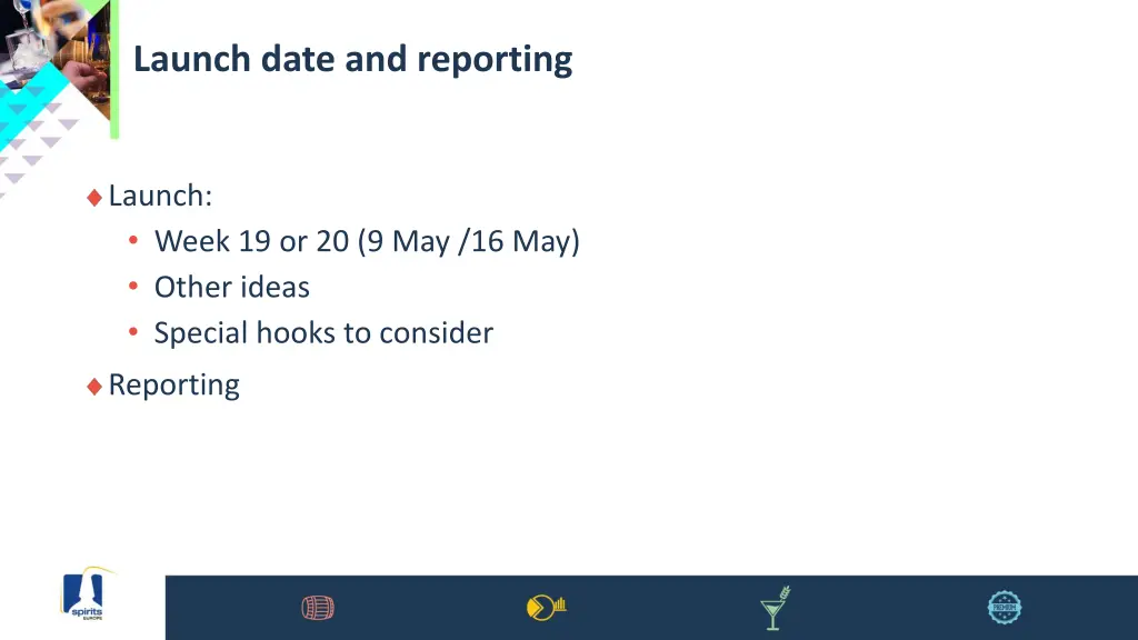 launch date and reporting
