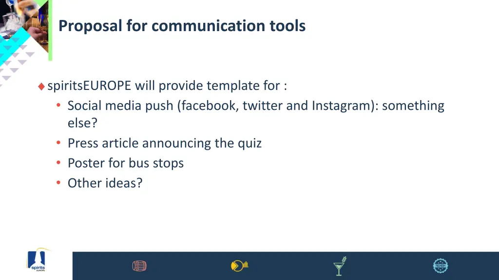 proposal for communication tools
