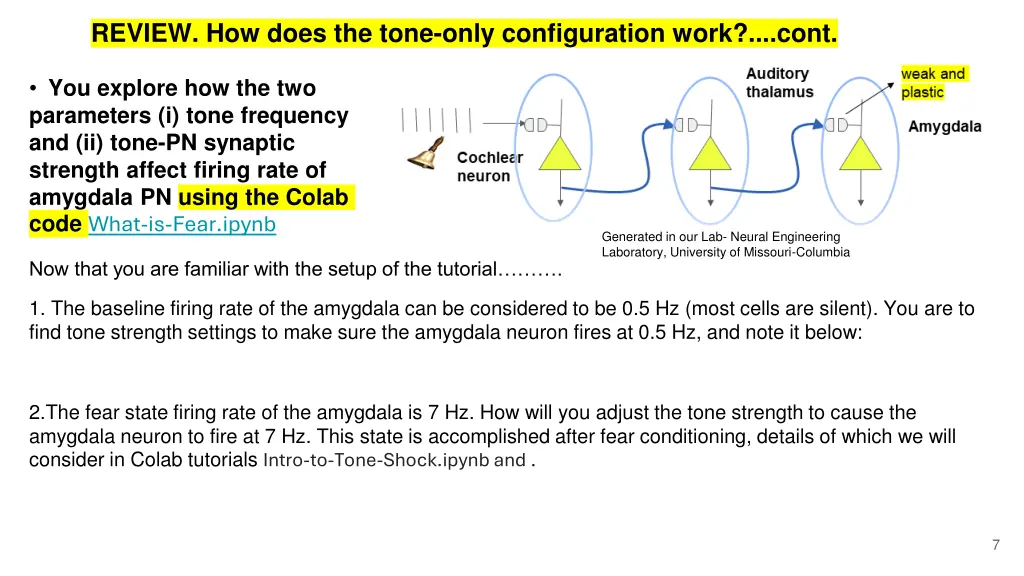 review how does the tone only configuration work 1