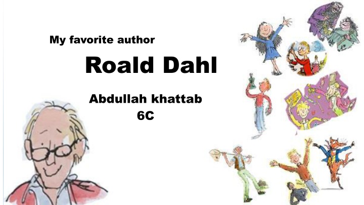 my favorite author roald dahl