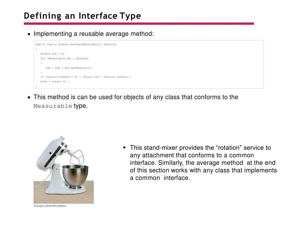 defining an interface type 3