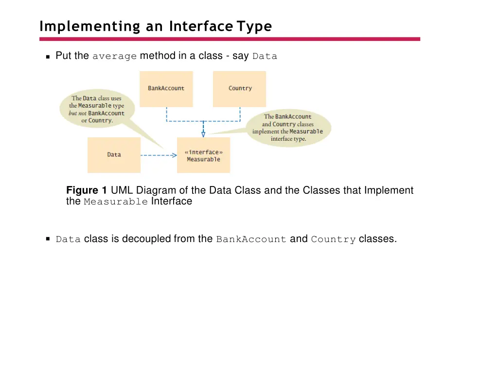 implementing an interface type 2