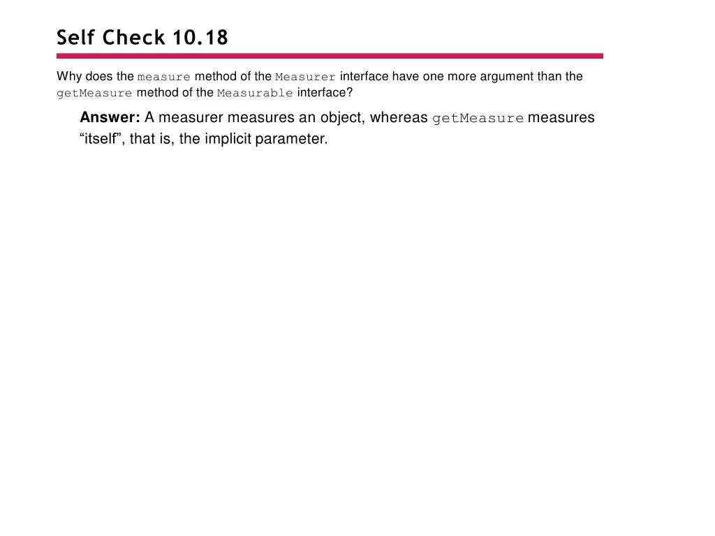 self check 10 18