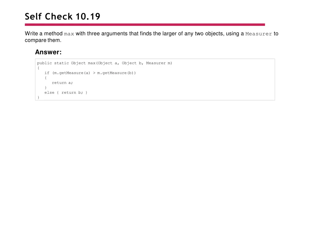 self check 10 19