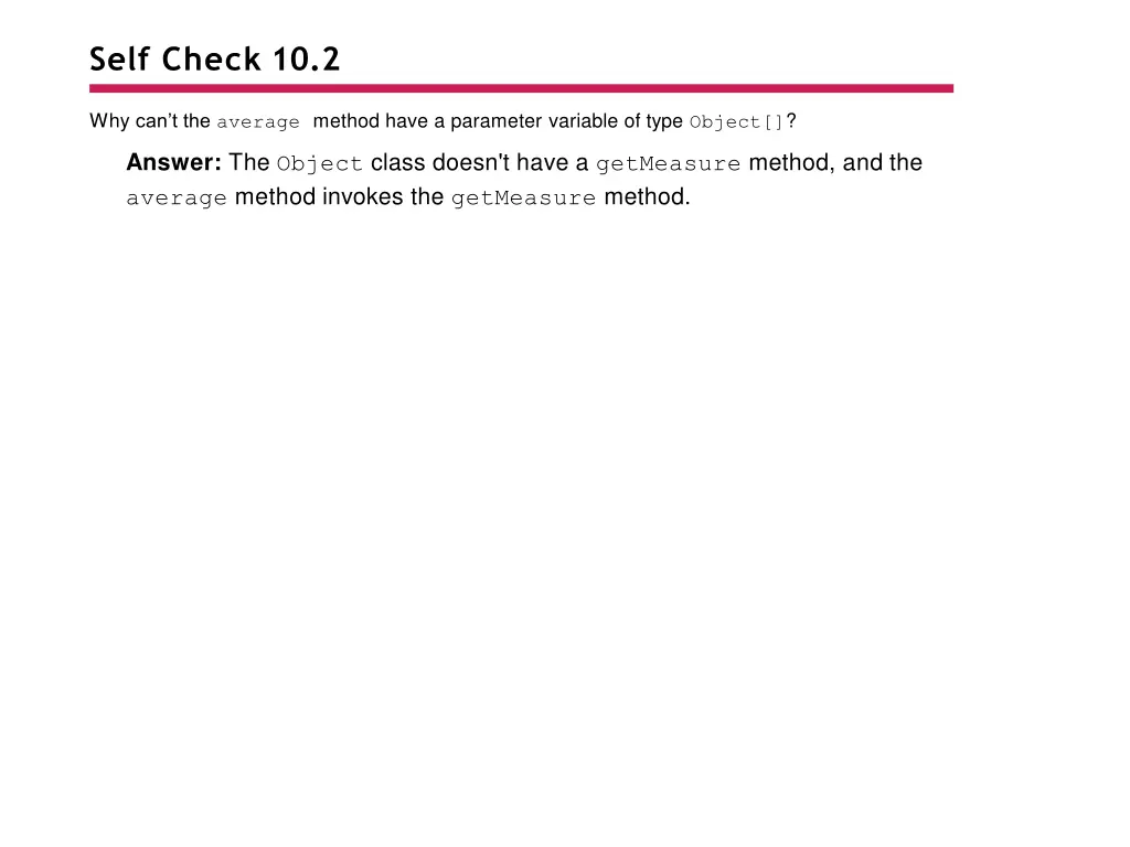 self check 10 2