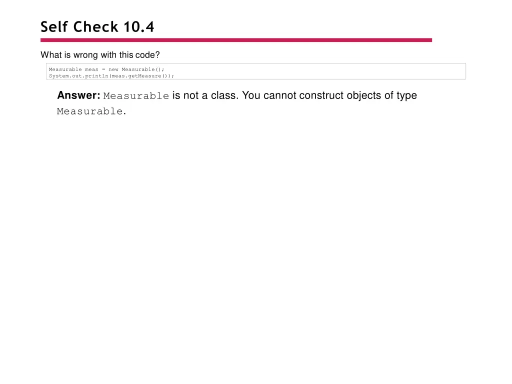 self check 10 4
