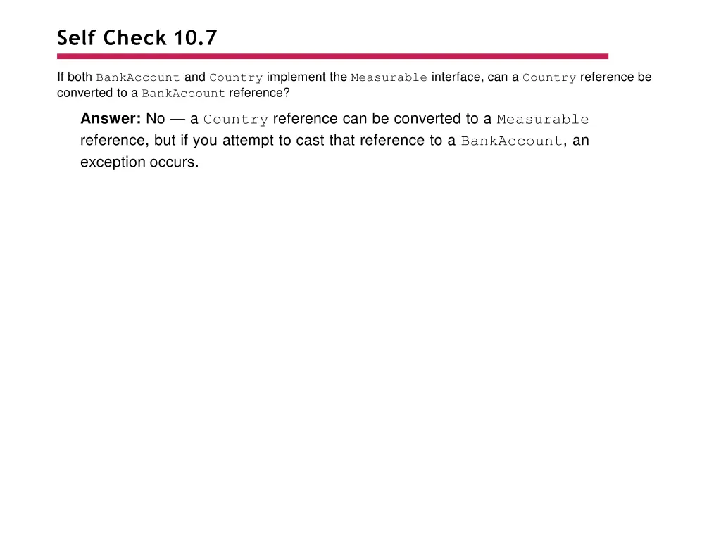 self check 10 7