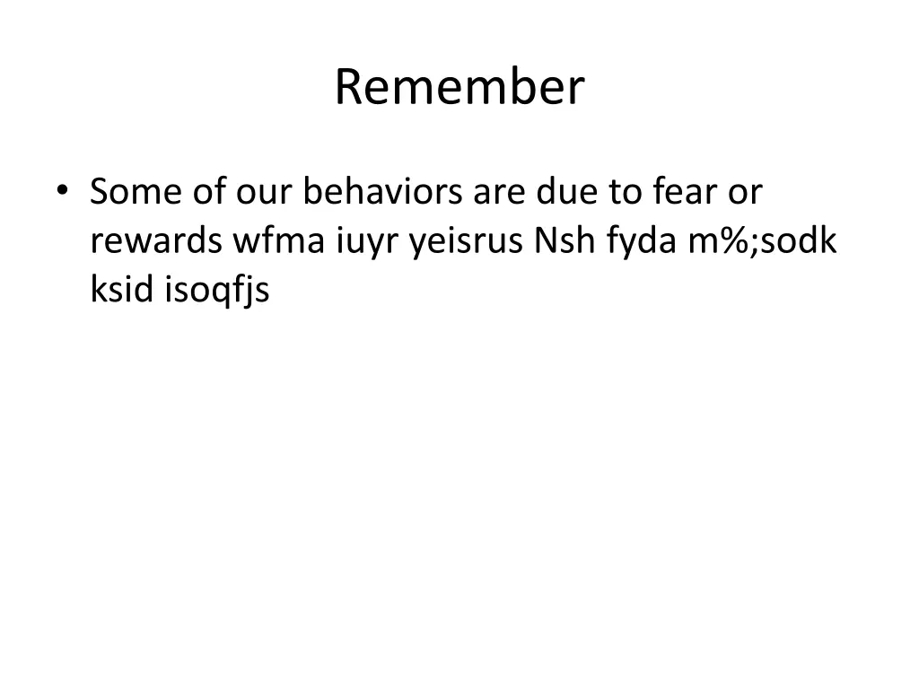 remember 2