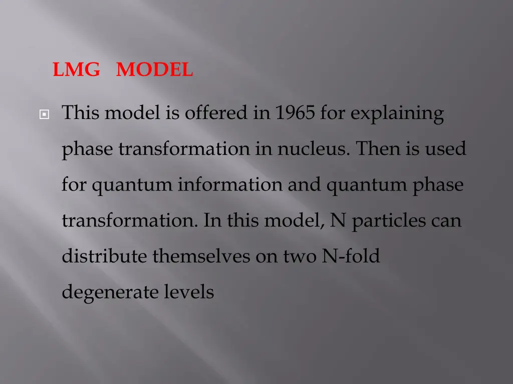 lmg model