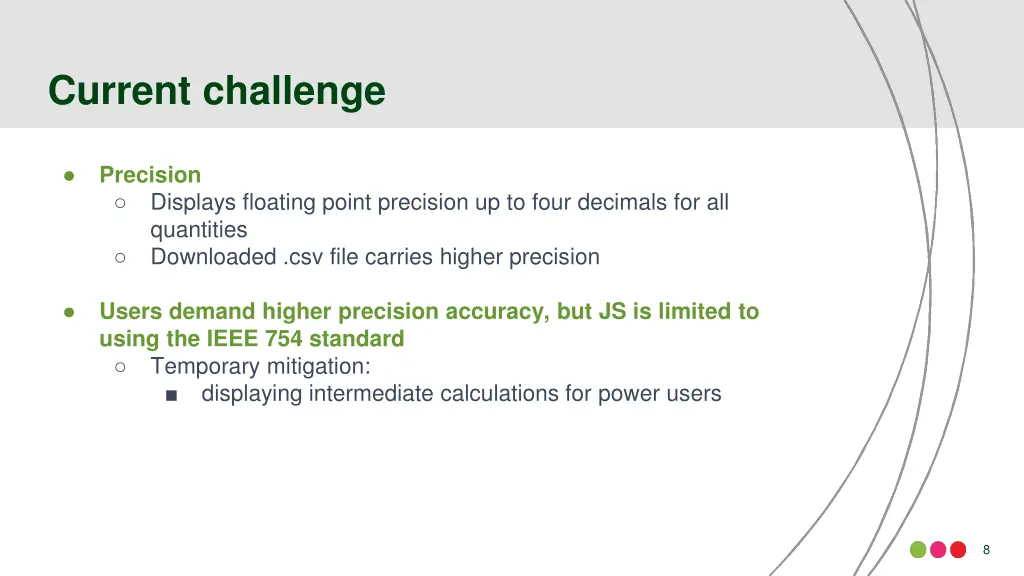 current challenge