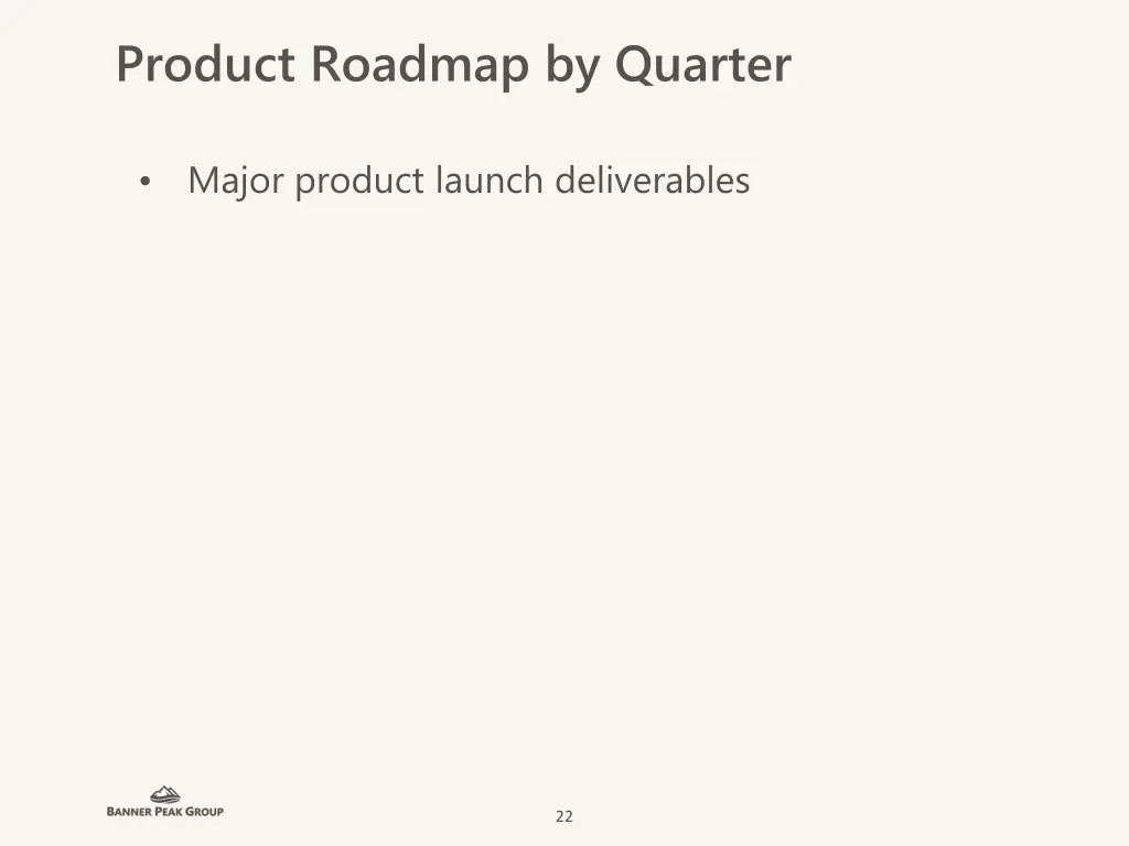 product roadmap by quarter 1