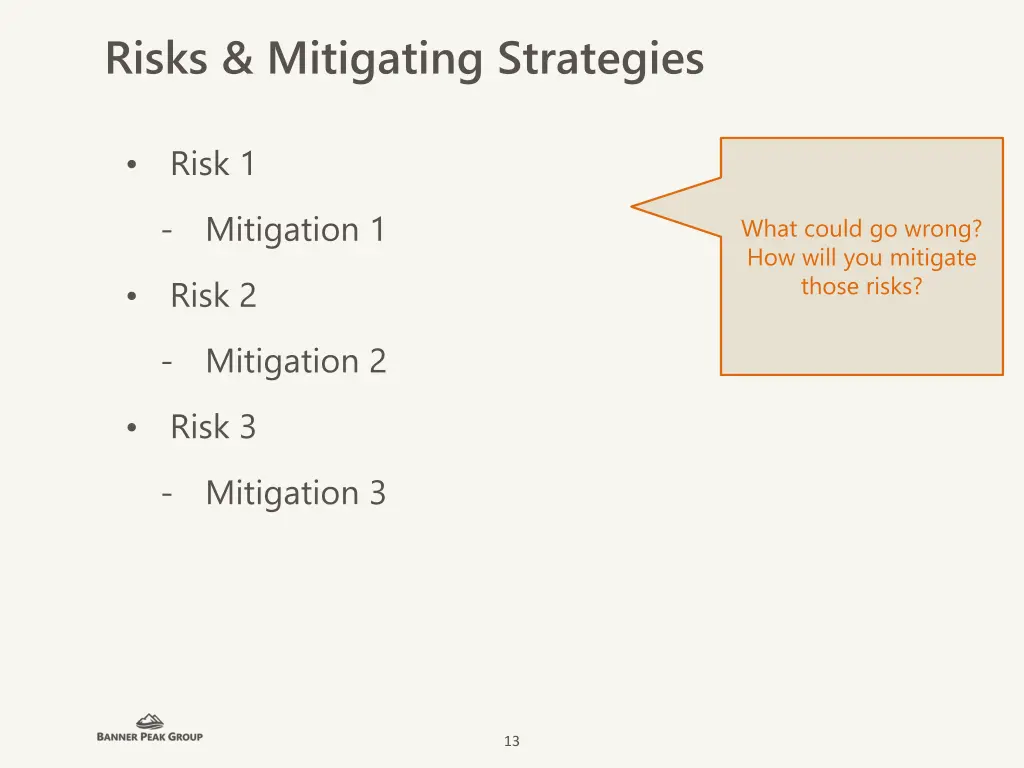 risks mitigating strategies