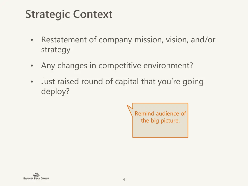 strategic context
