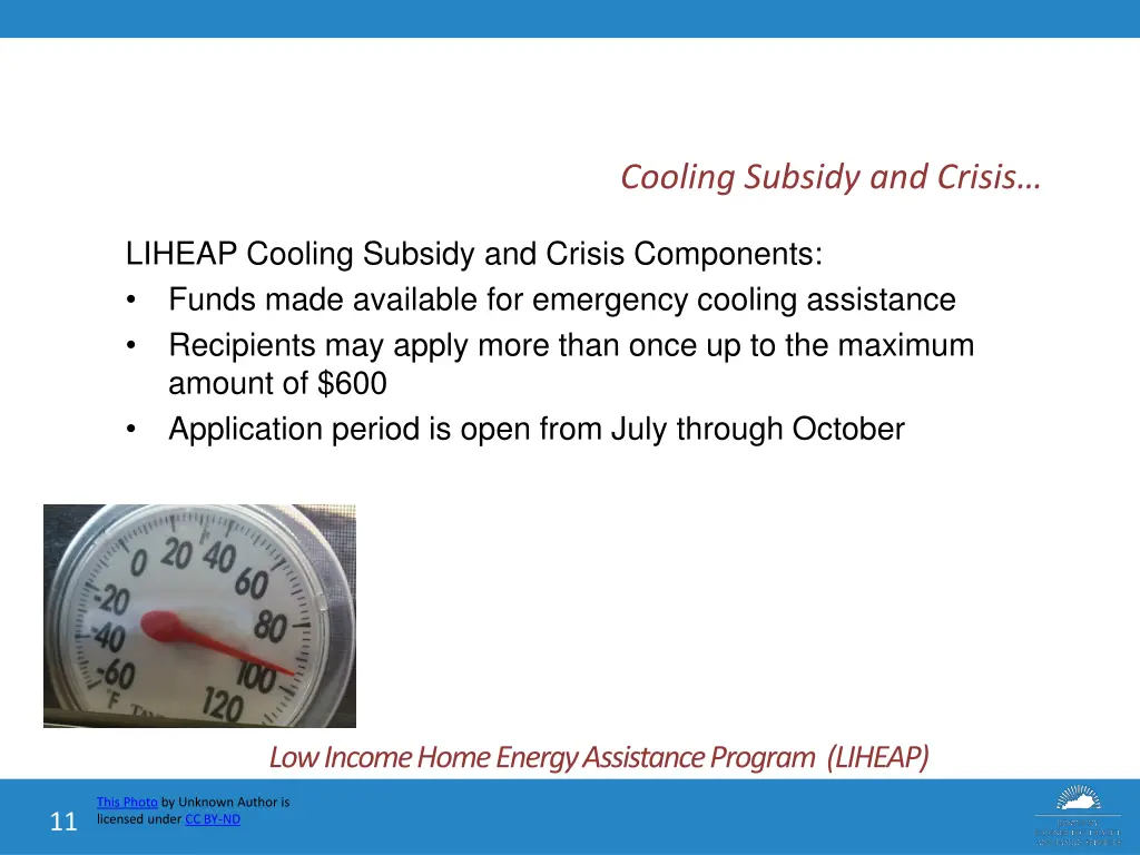cooling subsidy and crisis