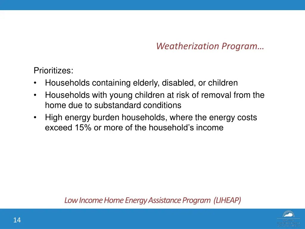 weatherization program 1