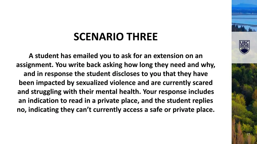 scenario three