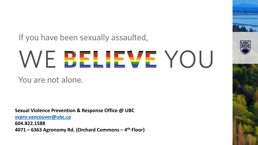 sexual violence prevention response office