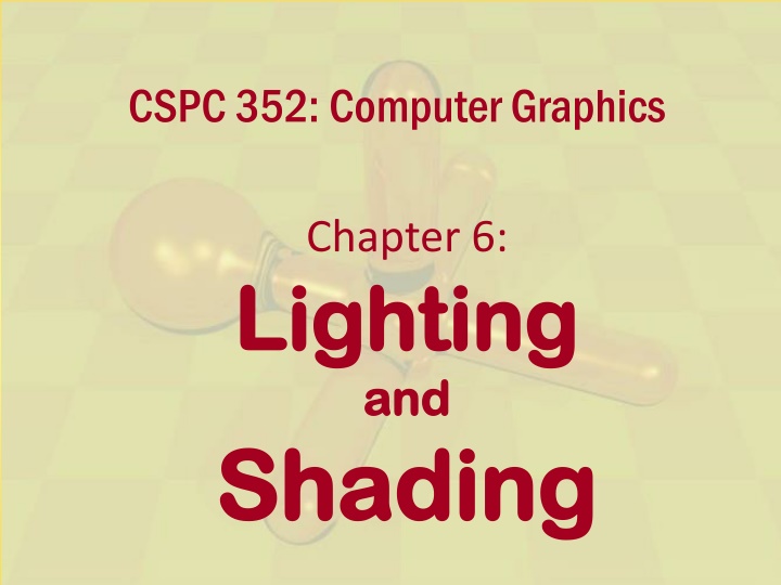 cspc 352 computer graphics