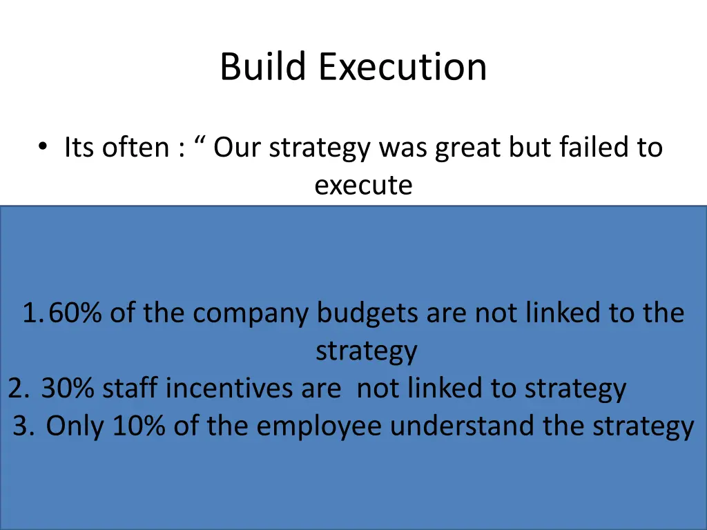 build execution