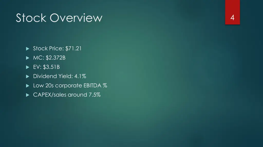 stock overview