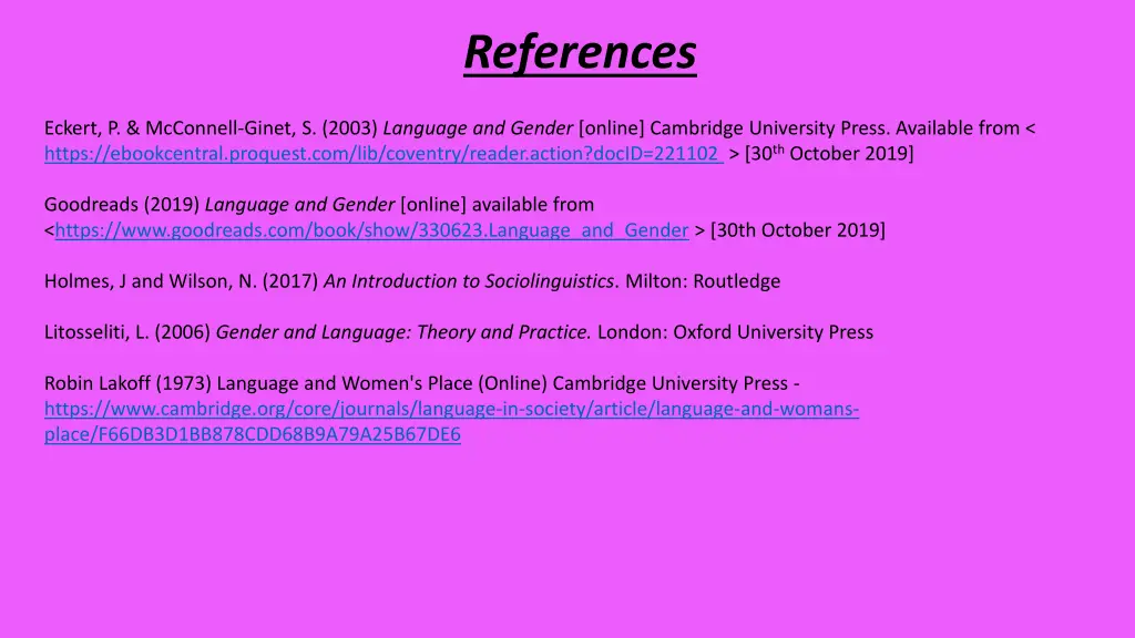 references