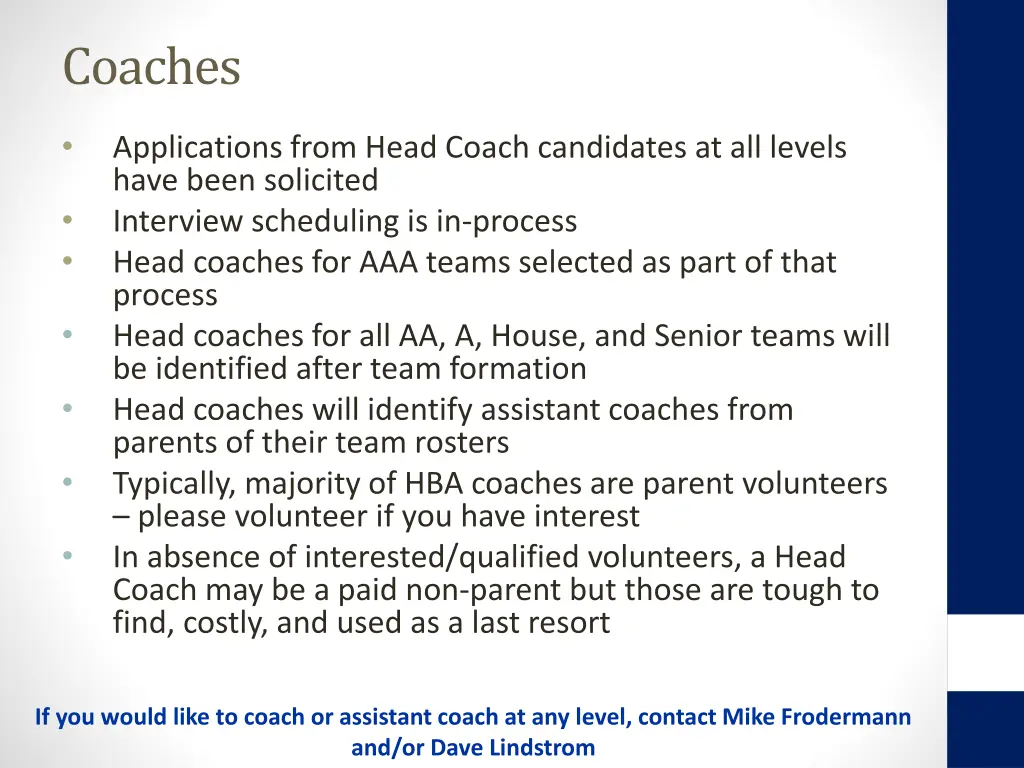 coaches