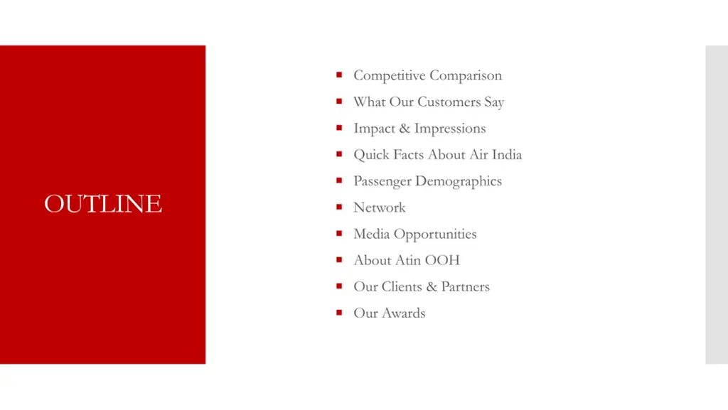 competitive comparison