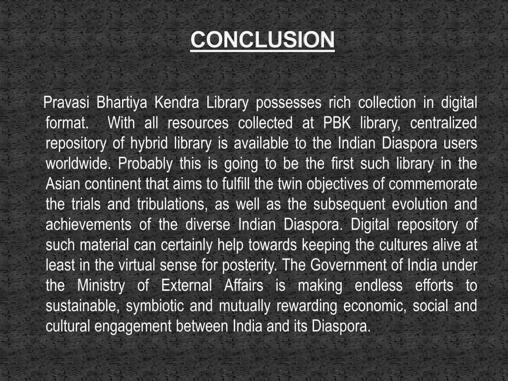 conclusion