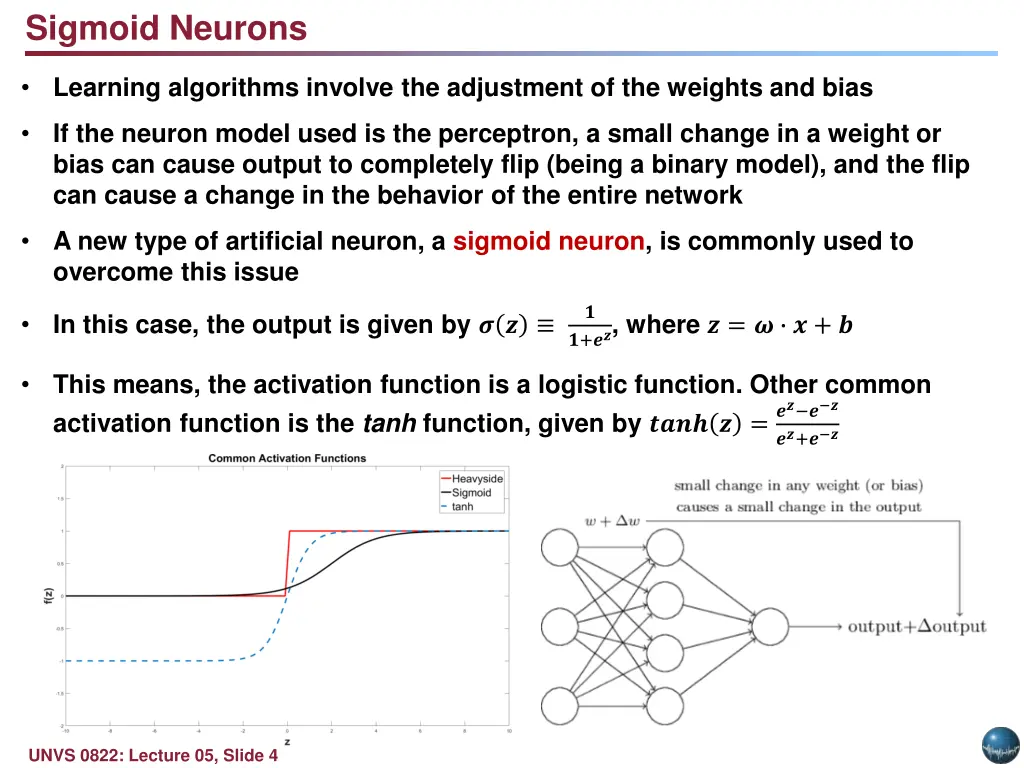 sigmoid neurons